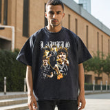 Mens Vintage T Shirt Short Sleeve T-Shirt Men