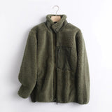 Women Cotton Coat Windproof Polar Fleece Thermal Coat