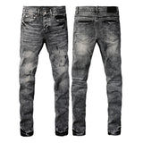 Purple Brand Jeans Pure Cotton High Street Trend #9105