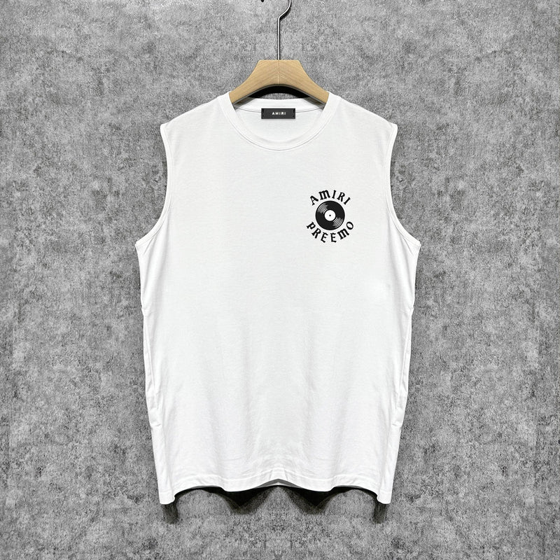 Amiri tank top radar sonic printing