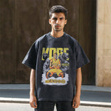 Mens Vintage T Shirt Short Sleeve T-Shirt Men