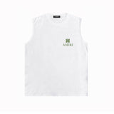 Amiri tank top small spider letter horizontal stripprinting