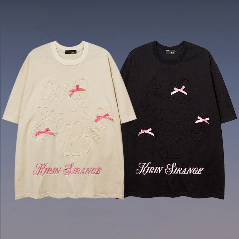 Men T-Shirt Summer Butterfly Print Idle Style