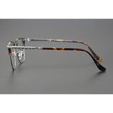 CHH Chrome Hearts Glasses Pure Titanium Vintage Fashion Half Frame Myopia Glasses Frame