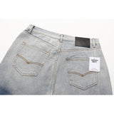 Gallery Dept Jeans leather label embroidery water ripple gradual change wash jeans