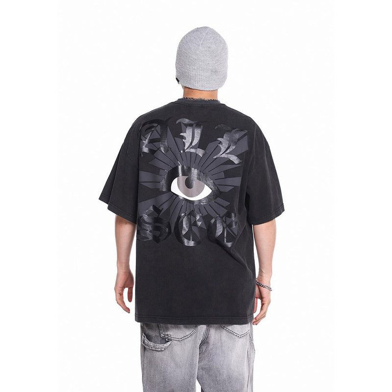 Unisex T-Shirts HOUSE OF ERRORS Old Big Eyes Print T-Shirt