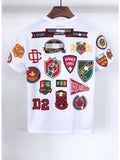 Dsq2 T Shirt Casual Sports Printed Short Sleeve Summer Men