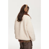 Unisex Coat Lamb Wool Winter Thickening