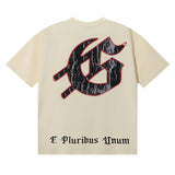 Godspeed T Shirts Skull Baseball Players Printed Cotton Casual Short Sleeves Men and Women