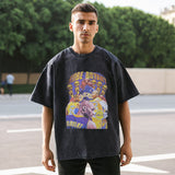 Men's Vintage T Shirt Short Sleeve T-Shirt Men's Half Sleeve