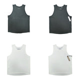 Fog Essentials T Shirts Spring Summer FOG Double Line Letter Crew Neck Vest