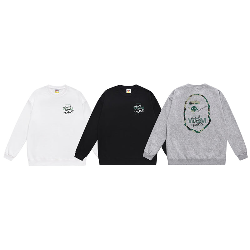Bathing ape Crew neck sweatshirt