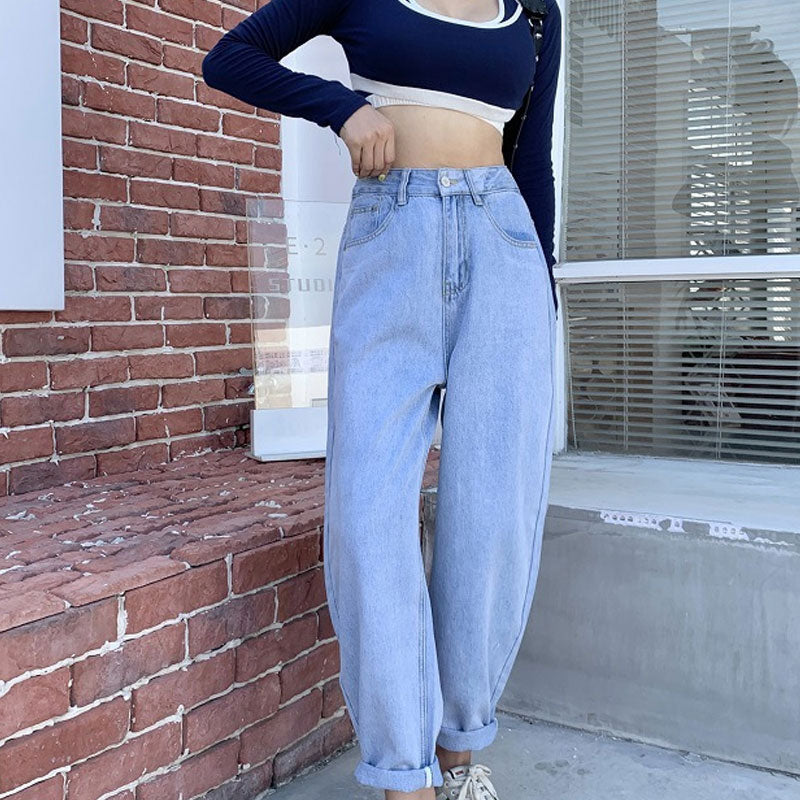Women Jeans Design Personality All-Matching Harem Pants