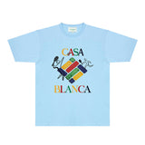 Casablanca T Shirts Fashion Print Street
