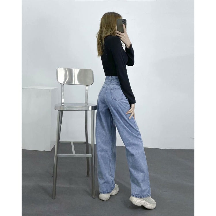 Women Jeans Old Casual Retro