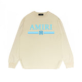 Amiri Long Sleeved Shirt Printed Trendy Pure Cotton