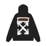 OFF WHITE Hoodie Trendy Street Style Personalized Cotton