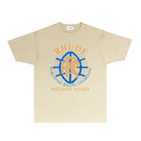 Rhude T Shirts Printed Trendy Pure Cotton