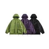Unisex Coat Men and Women Loose Hooded Jacket Winter