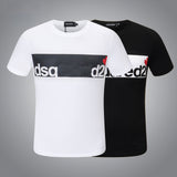 Dsq2 T Shirt Casual Sports Printed Short Sleeve Summer Men