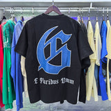 Godspeed T Shirts Astronaut Moon Landing Print Cotton Casual Short Sleeve Men and Women