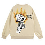 Stussy Sweatshirts Crew Neck Fleece Sweater
