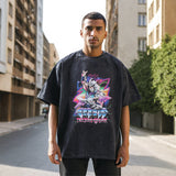 Mens Vintage T Shirt Washed Old Short Sleeve