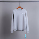 OW Sweatshirt Patchwork Crew Neck Sweatshirt