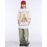 Unisex T-Shirts Saint Michael VINTAGE Jesus Sanskrit Vintage Print T-Shirt