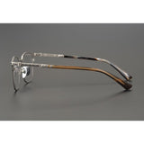 CHH Chrome Hearts Glasses Refined Pure Titanium Ultra Light Retro Box Business Eye Myopia Mirror Frame