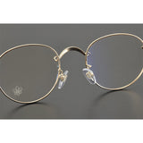 CHH Chrome Hearts Glasses Versatile Literary Retro Round Frame Plain Myopia Glasses Frame