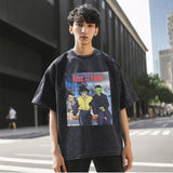 Mens Vintage T Shirt Cartoon Print Vintage