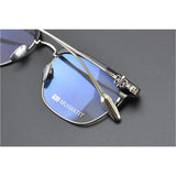 CHH Chrome Hearts Glasses Japanese fashion ultra-light pure titanium half-frame glasses frame