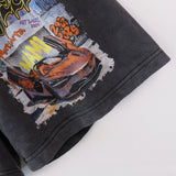 Godspeed Shorts Summer GOD Racing Letter Pattern Casual Loose Shorts