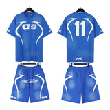 Hellstar T-Shirt And Shorts Two-Piece Set