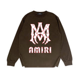 Amiri Long Sleeved Shirt Printed Trendy Pure Cotton