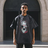 Mens Vintage T Shirt Short Sleeve T-Shirt Men's Loose