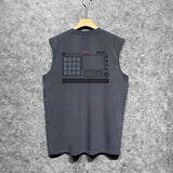 Amiri tank top tv channel printing