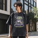 Mens Vintage T Shirt Wash Men's Short Sleeve T-Shirt