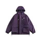 Unisex Coat Men and Women Loose Hooded Jacket Winter