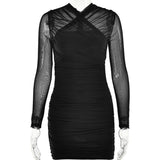 Women Dress Voile Transparent Sexy Hot Girl