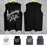 Amiri tank top with slanted art word printing