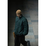 Unisex Coat Stand Collar Coat Vintage Zipper Cotton-Padded Jacket