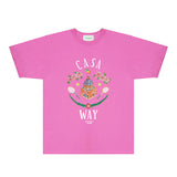 Casablanca T Shirts Fashion Print Street