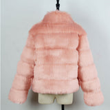 Women Fur Jacket Fashion Plush Coat
