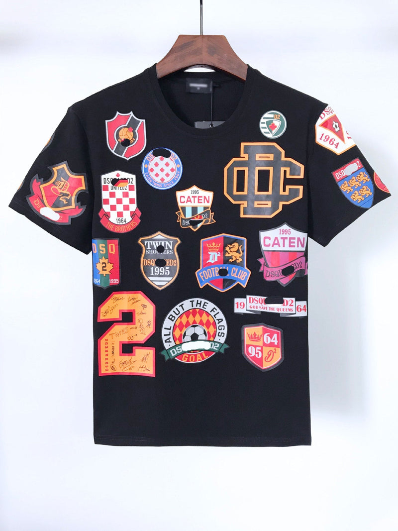 Dsq2 T Shirt Casual Sports Printed Short Sleeve Summer Men