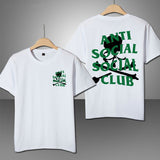 Anti Social High Quality Summer Luxury Print Letter T-Shirt