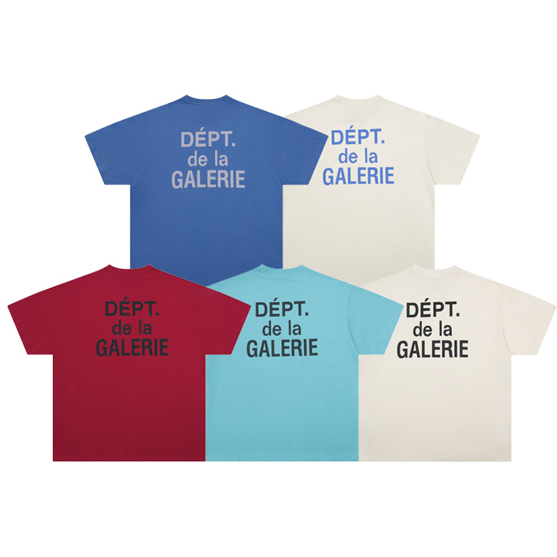 Gallery Dept T-Shirt Alphabet Slogan Short Sleeve T-Shirt
