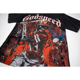 Godspeed T-Shirt Retro Fantasy Pattern