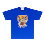 Casablanca T Shirts Fashion Print Street